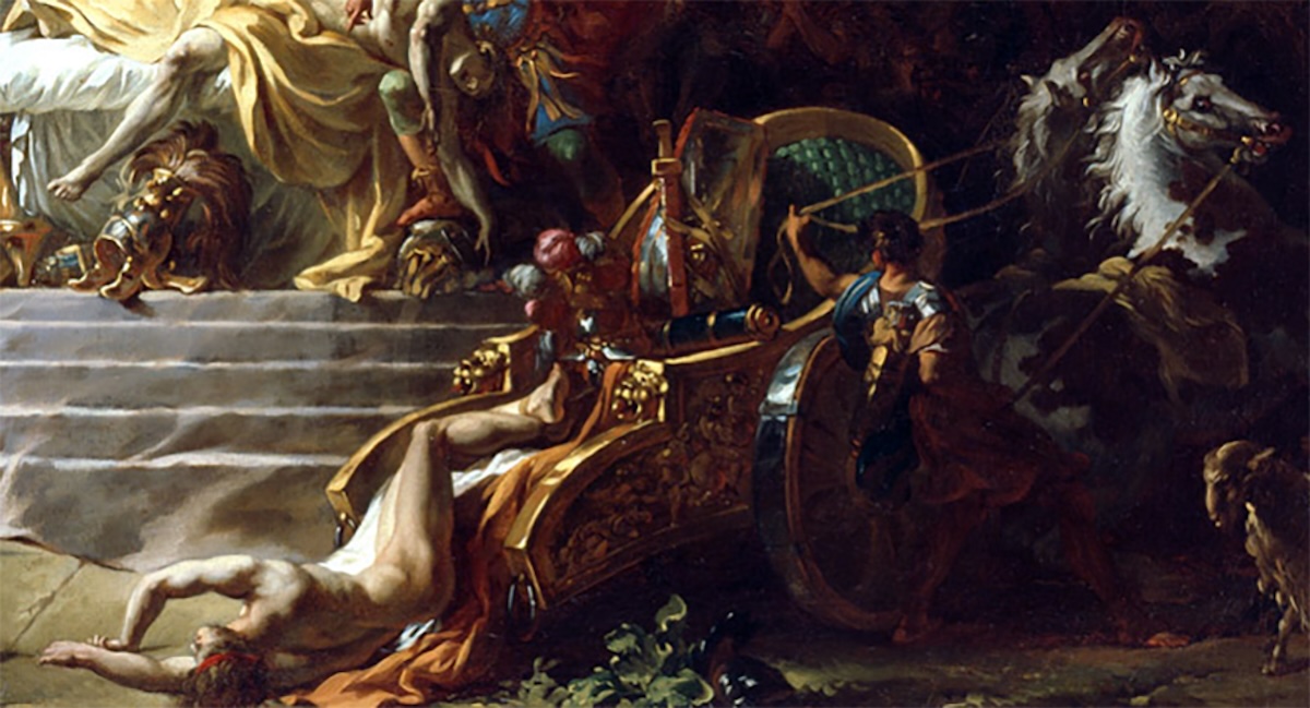 Жак Луи Давид. Похороны Патрокла (фрагмент), 1778. Национальная галерея Ирландии