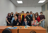 И.В. Соколова, Е.А. Кешокова, Я.Ю. Муратова и студенты Литинститута