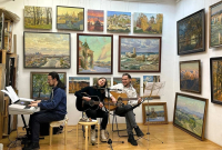 Квартирник в галерее Олега Журавлева