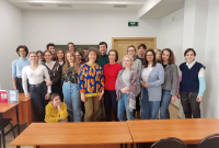 Студенты-переводчики, Анна Ямпольская, Владислав Городецкий и Елена Калашникова