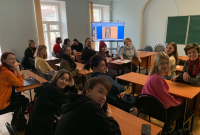 Участники кружка «Проскенион: весь мир – театр»
