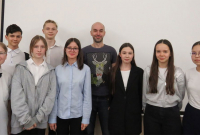 Александр Снегирёв с читателями
