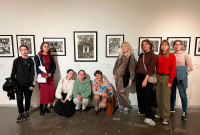 Студенты Литинститут на выставке «Истоки советской фотографии. 1920-1930-е годы»