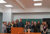 Встреча студентов А.Королёва с писателем Мастером Чэнь