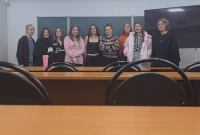 Полина Рыбалка и студентки семинара А.В. Королёва