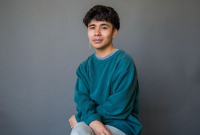 Ocean Vuong. Photo by Christopher Ho / www.kcrw.com