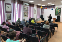 Лекция О.Ю. Ткаченко в библиотеке имени Кедрина